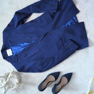 Reiss Deep Blue Blazer NWOT - US Size 2